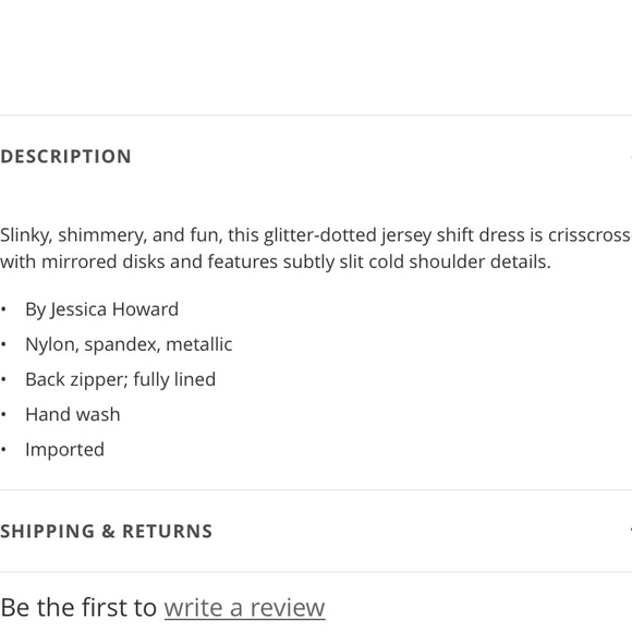 Jessica Howard black sequin glitter dress - Picture 5 of 9